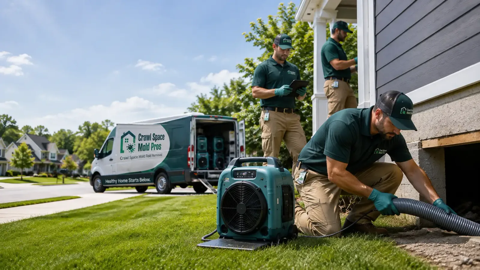 Crawl Space Mold Removal in Houston, MN